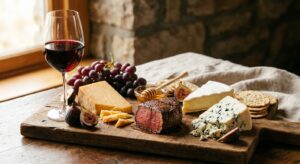 Por qué los vinos tintos combinan mejor con carnes y quesos